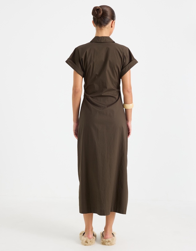 Calli - Pearson Ruched Front Midi Dress