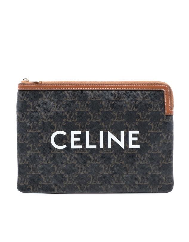 Pre-Loved by Azura Reborn - Pre-Loved Small Triomphe Coated Canvas Clutch