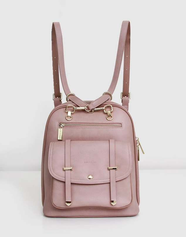 Belle & Bloom - 5th Ave Leather Backpack