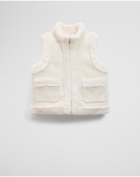 Country Road - Reverse Faux Fur Vest