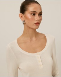 Tussah - Freya Fine Knit Long Sleeve Top