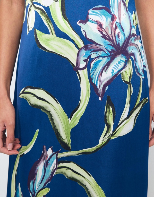 AERE - Allona V-Neck Maxi Dress