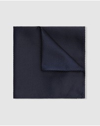 Politix - Silk Textured Two-tone Pocket Square