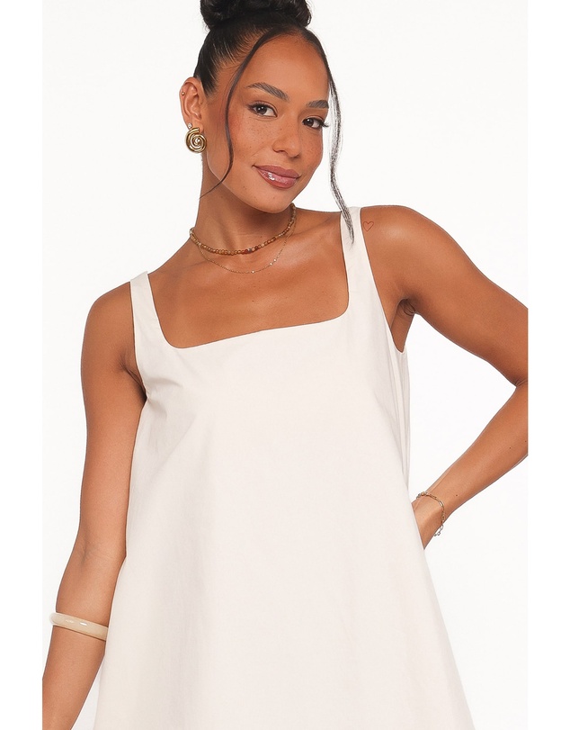 Petal & Pup - Kora Mini Dress - Chalk White