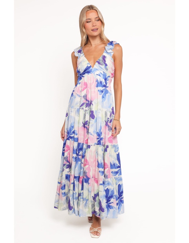 Petal & Pup - Matteah Maxi Dress - Blue Floral