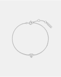 Ania Haie - Ania Haie Silver Sparkling Tiny Shield Bracelet