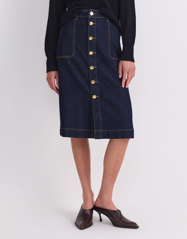 Sportscraft - Peyton Denim Midi Skirt