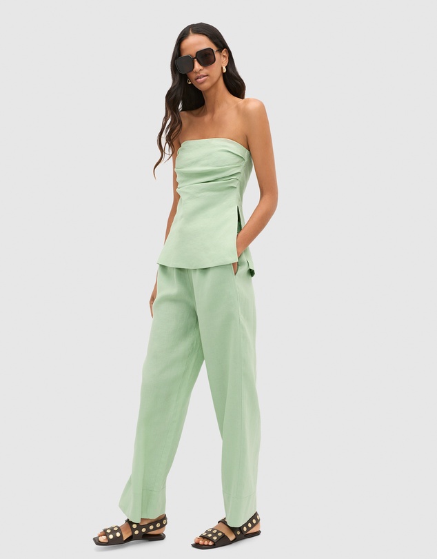 Seed Heritage - Core Linen Casual Tie Pant