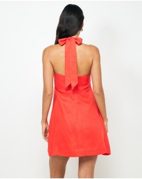 AERE - Lylah Linen Mini Dress