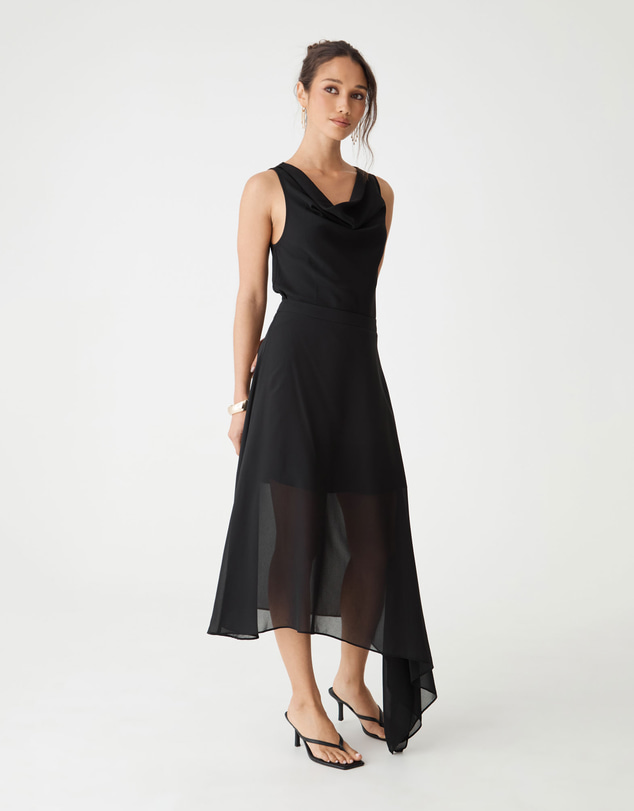 Forcast - Desiree Asymmetric Skirt