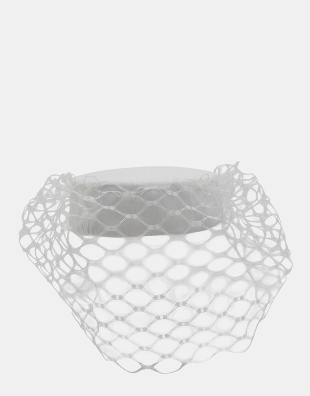 Morgan & Taylor - Zahra Pillbox Hat in White