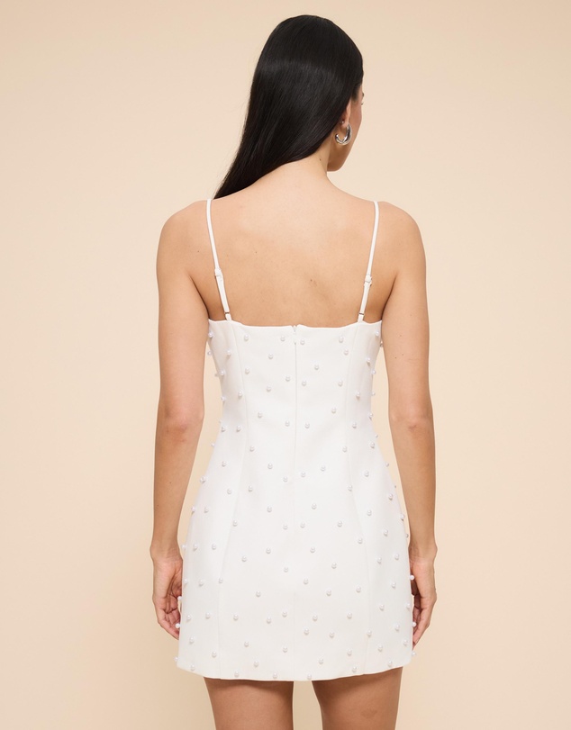 CHANCERY - Paloma Pearl Detail Mini Dress