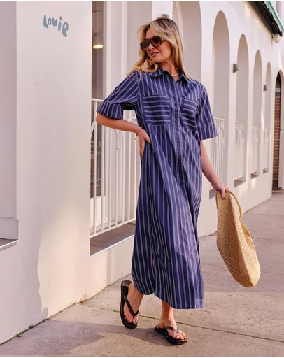Ceres Life - Samara Midi Shirt Dress