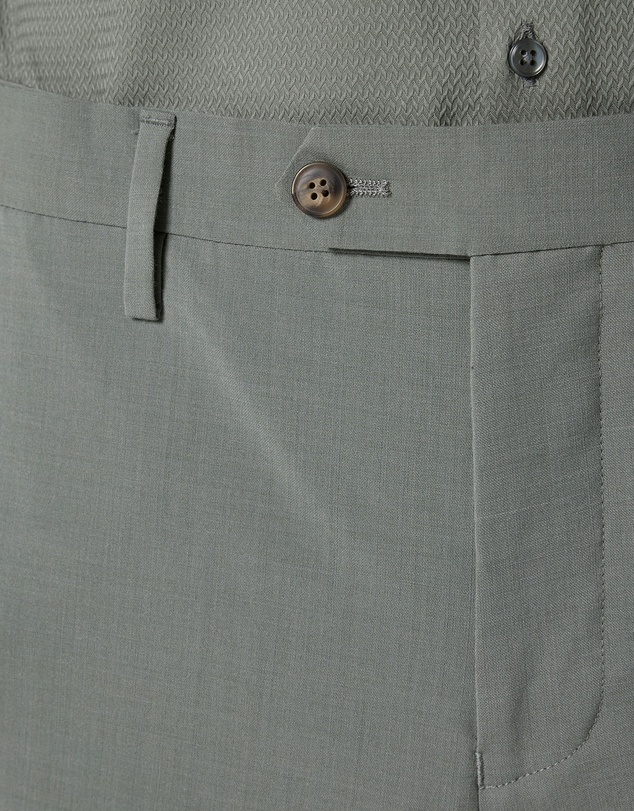Politix - Slim Stretch Wool Blend Tailored Pant