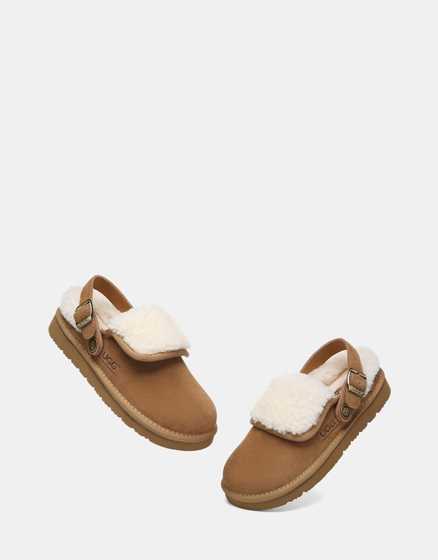 EVERAU - Australian Shepherd Ugg Tenley Cow Suede Upper House Shoes