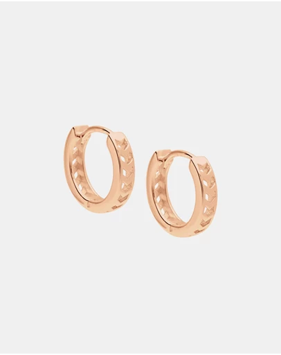 Pastiche - Rose Gold Amaze Earrings