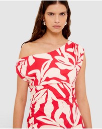Staple the Label - Serata Asym Midi Dress