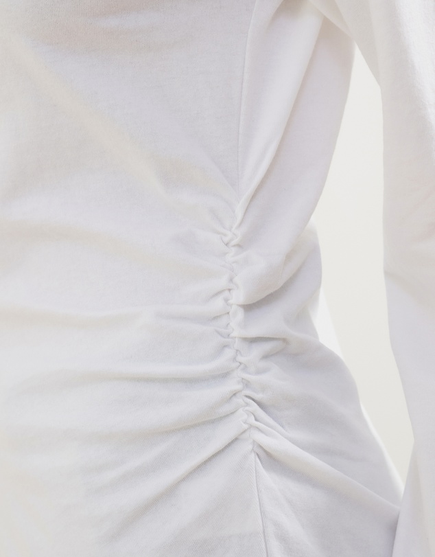 Atmos&Here - Wren Long Sleeve Gathered Side Top
