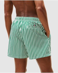 Tommy Hilfiger - Medium Drawstring Print Swim Shorts