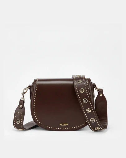 Sol Sana - SADDLE BAG COCOA/GOLD