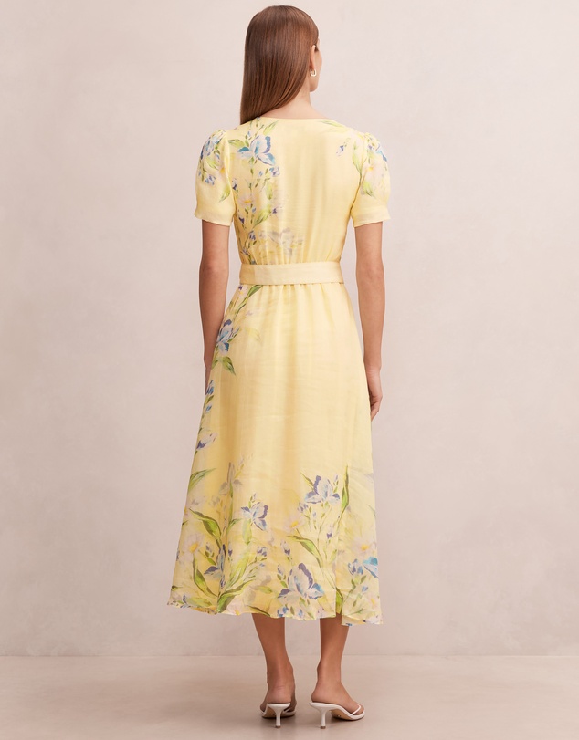 Forever New - Calissa V-Neck Short Sleeves Midi Dress