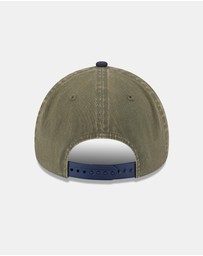 New Era - New Olive Navy Wash 9FORTY A-Frame New York Yankees Cap