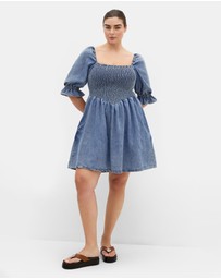 City Chic - Kaitlyn Denim Mini Dress
