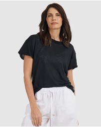 CAMIXA - Francy Linen Jersey T-Shirt Top