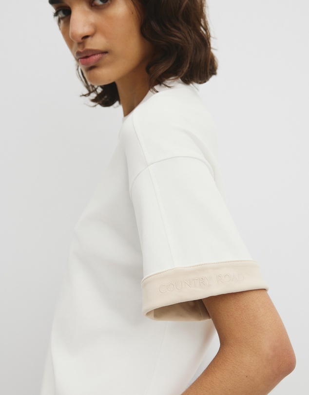 Country Road - Cuff Sleeve T-shirt