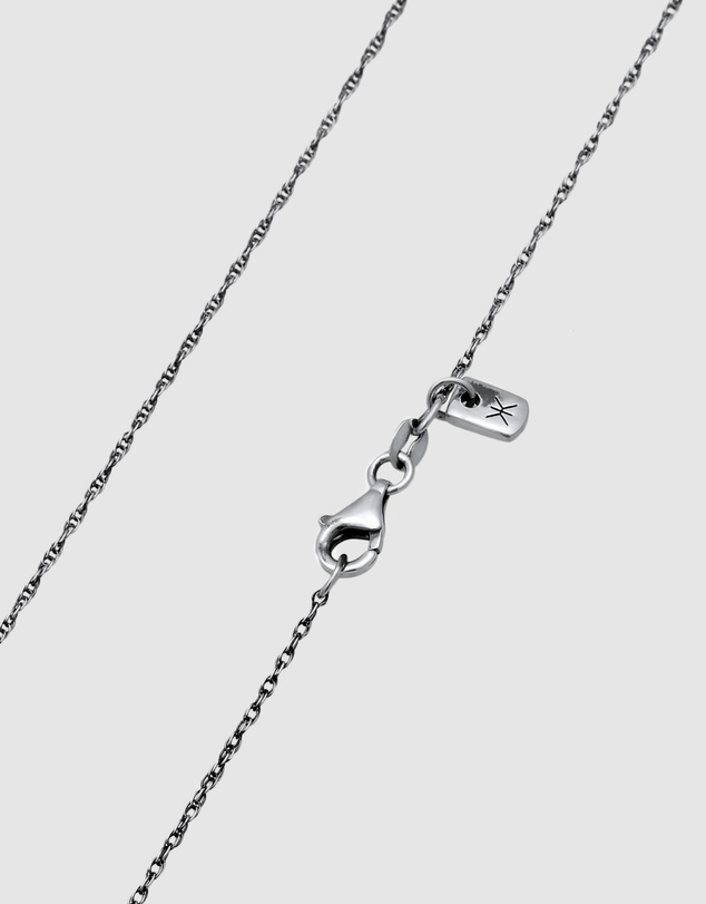 Kuzzoi - ICONIC EXCLUSIVE - Cross Pendant Necklace in Oxidised 925 Sterling Silver
