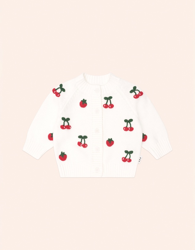 Huxbaby - Tutti Frutti Crochet Cardigan - Babies-Kids