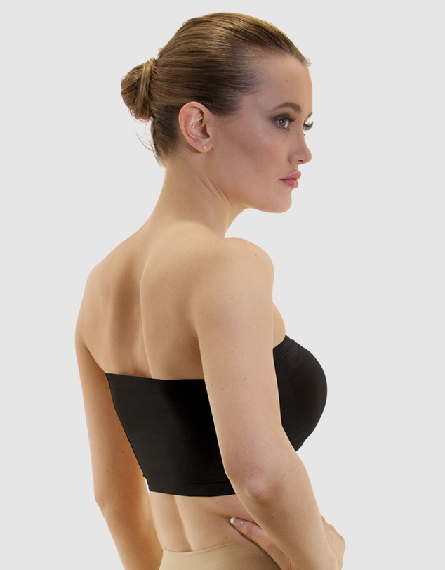B Free Intimate Apparel - Strapless Bandeau Bra (A-B-C-D-DD) Cup - 3 Pack