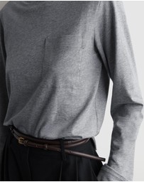 COS - Cotton Long-Sleeved T-Shirt