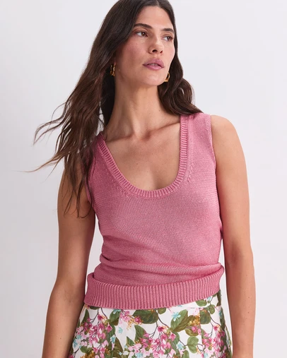 Sportscraft - Linen Blend Singlet