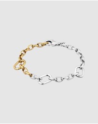 Elli Jewelry - Bracelet Bicolor Crystal 925 Sterling Silver