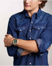 Fossil - Everett Two Tone Chronograph Watch