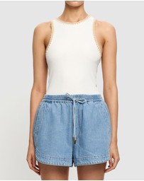 KIVARI - Emilie Denim Shorts