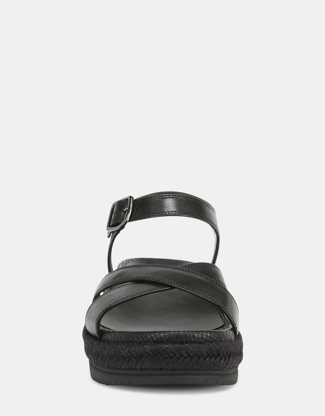Vionic - Mar Platform Sandal - Black Leather
