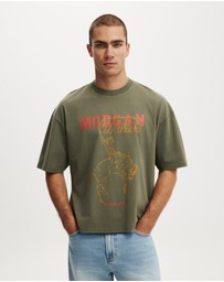Cotton On - Cropped Fit Music T-Shirt
