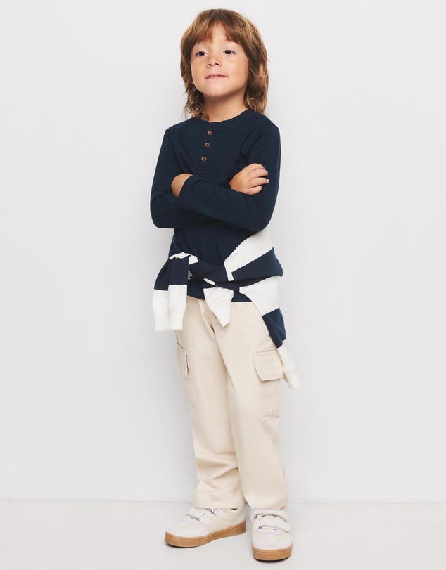 M.N.G - Henleyb T-Shirt - Babies-Kids