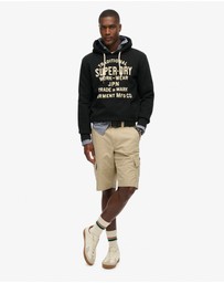 Superdry - Workwear Flock Graphic Hoodie