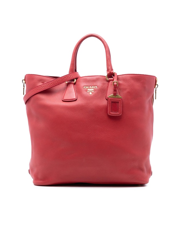 Pre-Loved by Azura Reborn - Pre-Loved Vitello Daino Side Zip Shopper Tote