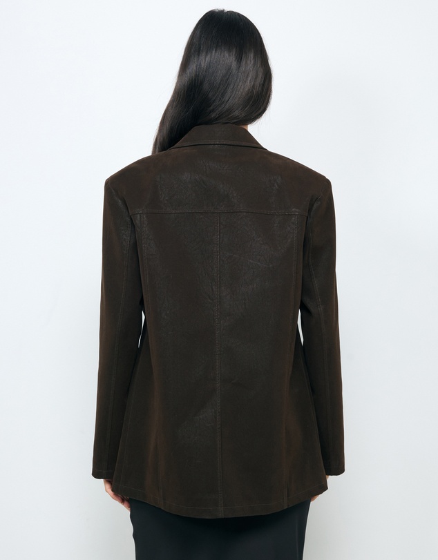AERE - Drea Suede Look Blazer