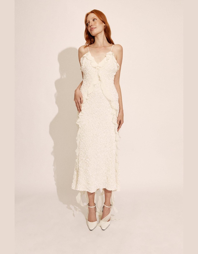 Bardot - Marsella Ruffle Midi Dress