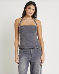 Insight - Allegra Corset Denim Top
