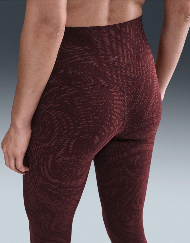Nike - Zenvy Gentle-Support High-Waisted 7/8 Printed Leggings
