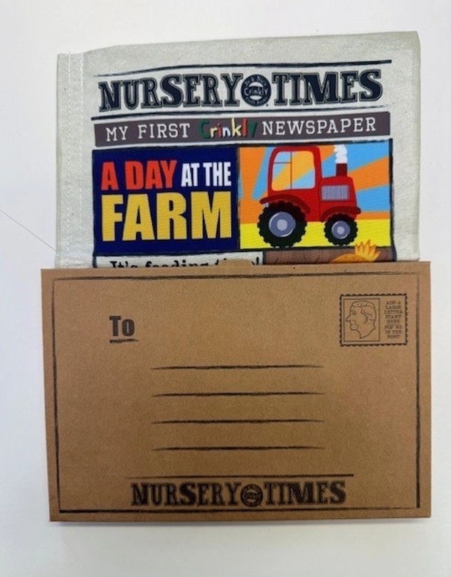 Jo and Nics Crinkly Cloth Books - Farm Animals