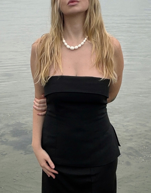 HOUSE OF SLANI - The white Isola beaded necklace