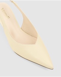 Verali - Lush Slingback Kitten Heels