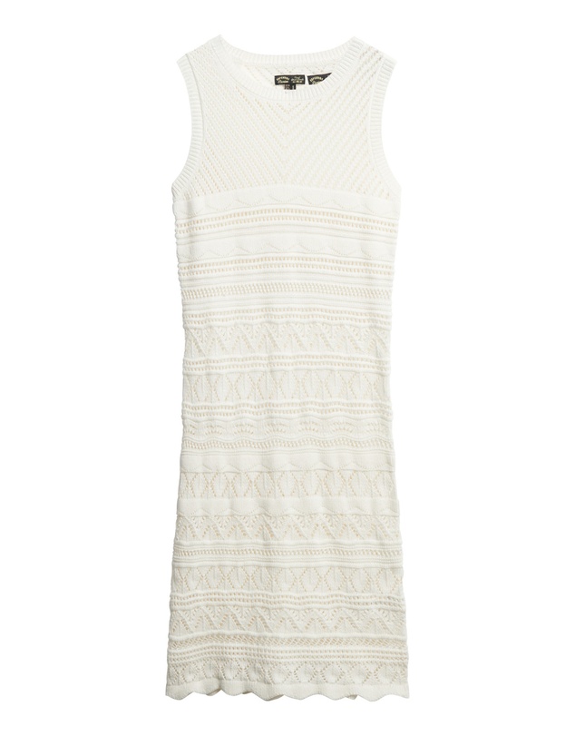 Superdry - Crochet Mini Slim Fit Dress
